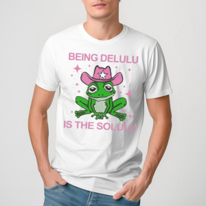 Rizzgirl Being Delulu Is The Solulu Frog Shirt