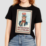 Willie Nelson Canvas Wrap Poster Shirt