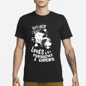 Just A Boy Who Loves Pterodactyls Gators Shirt