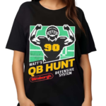 Watts Qb Hunt Defensive System Retro Game Shirt