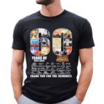 Lynyrd Skynyrd 60 Years Of Music 1964 2024 Thank You For The Memories Shirt