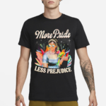 Jane Austen More Pride Less Prejudice Supporting LGBT Shirt