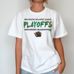 South Atlantic League Playoffs Greensboro Grasshoppers 2024 MILB Shirt