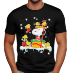 Woodstock Snoopy Gift Merry Christmas Shirt