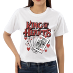 King Of Hearts Raglan Card Heart Shirt