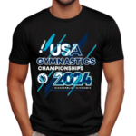 USA Gym Champs 2024 Blue T And T Event Shirt