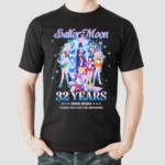 Sailor Moon 32 Years 1992-2024 Thank You For The Memories Shirt