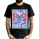 Chill The Fourth Out Patriotic Cowgirl Shirt