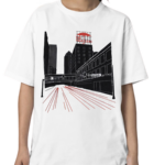 Des Moines Skyline Umbrella Shirt