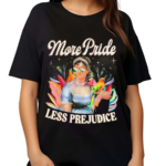 Jane Austen More Pride Less Prejudice Supporting LGBT Shirt