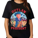 Funny Outlaw President 2024 Election Shirt