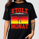 Heiko Wearing Stolz Monat Shirt