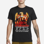 Slayer 43rd Anniversary 1981-2024 Thank You For The Memories Signatures Shirt