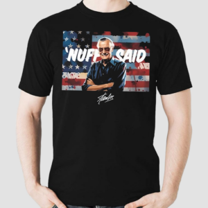 Nuff Said Stan Lee Flag Shirt