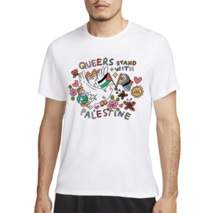 We Are Print Social Store Queers Stand With Palestine Shirt