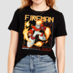 Capcom Fireman Large Print Shirt