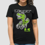 T Rex riding Jeep Teryx Kawasaki Shirt