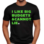 I Like Big Budgets And Cannot Lie Green 2024 Shirt