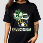 Wisconsin Sports Team Bucks Packers And Brewers Shirt