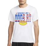 Where My Dogs At Usa Flag Shirt