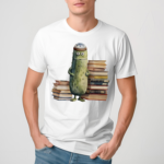 Cucumber Book Print Casual Shirt