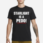 Rob Benedict Wearing Starlight Is A Pedo Shirt