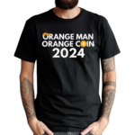 Orange Man Orange Coin Bitcoin Shirt