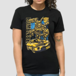 Bumblebee Transformers Autobots Origin Yellow Chevy Camaro Movie Edition Black Timber Collectable Shirt