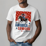 Make America Cowgirl again 2024 retro shirt