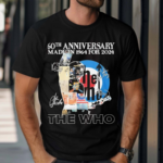 The Who 60th Anniversary Made In 1964 For 2024 Signatures Shirt