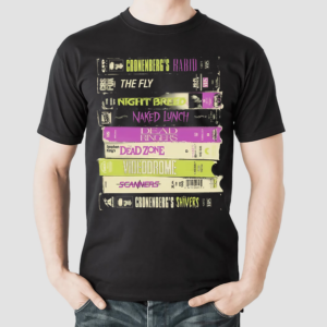 Cronenberg Vhs Stack Preorder Shirt