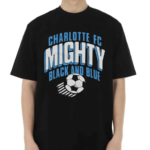 Charlotte Fc Mighty Black And Blue Shirt