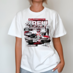 Christopher Bell Checkered Flag Sports Heather Charcoal 2024 USA Today 301 Race Winner Shirt