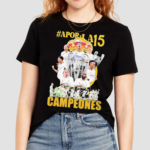 Real Madrid Apor La15 Campeones Shirt