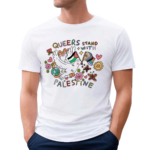 We Are Print Social Store Queers Stand With Palestine Shirt