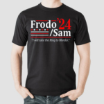 Viggo Mortensen Wearing Frodo And Sam 2024 I Will Take The Ring To Mordor Shirt