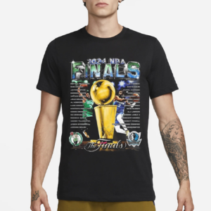 2024 NBA Finals All Name Players Boston Celtics And Dallas Mavericks Shirt