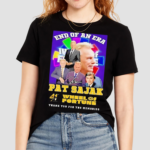 End Of An Era Pat Sajak 41st Anniversary Wheel Of Fortune Thank You For The Memories Signature Shirt