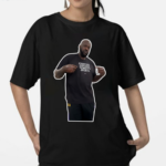 The Shaq Cutout Shaq Wearing A Shirt That Says Everyone Watches Sports Shirt