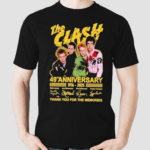 The Clash 49th Anniversary 1976 2025 Thank You For The Memories Shirt