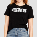 Ines Kostic Wearing Gelukszoekers Shirt