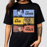 Wasteland Fallout In The Style Of The Good The Bad And The Ugly Shirt