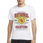 Oklahoma Sooners Softball 2024 National Champs Ringer Shirt