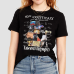 Lynyrd Skynyrd 60th Anniversary Music Legend 1964-2024 Signatures Shirt