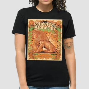 Queens Of The Stone Age The End Is Nero June 20 2024 Madrid ES Noches Del Botanico At Jardines Del Botanico By Wildner Lima Artwork Shirt