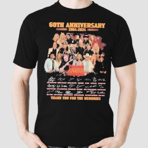 60th Anniversary 1964 2024 Lynyrd Skynyrd Thank You For The Memories Shirt