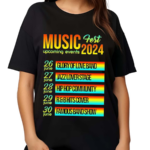 Modern And Minimal Upcoming Events Music Template 2024 Shirt