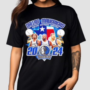 Awesome Dallas Mavericks Dereck Lively II Kyrie Irving And Luka Doncic Western Conference Champions Shirt