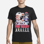 Greatest Of All Time Tom Brady Thank You For The Memories Shirt