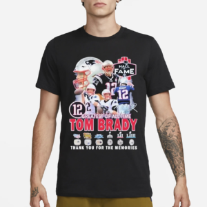 Greatest Of All Time Tom Brady Thank You For The Memories Shirt
